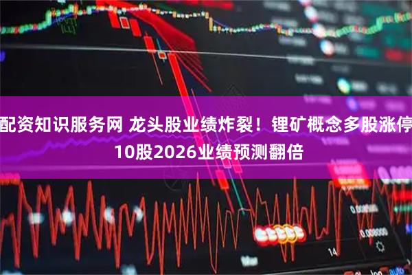 配资知识服务网 龙头股业绩炸裂！锂矿概念多股涨停 10股2026业绩预测翻倍